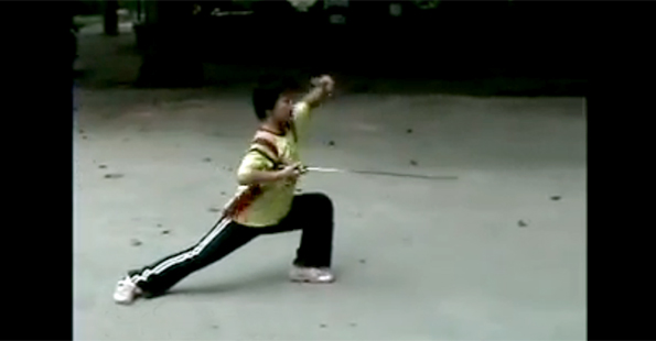 12-Year-Old Girl Performs Chen Tai Chi Sword