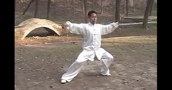 Chen Ziqiang performs the Xinjia Yilu Routine